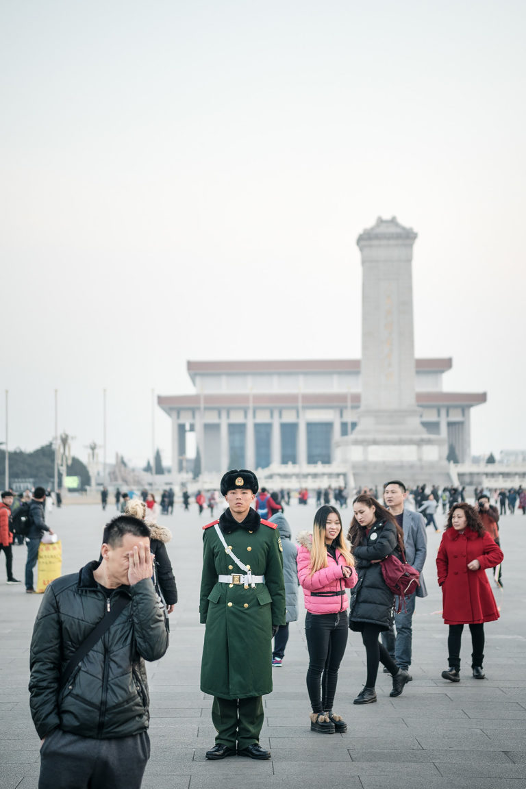Nase putzen in Beijing