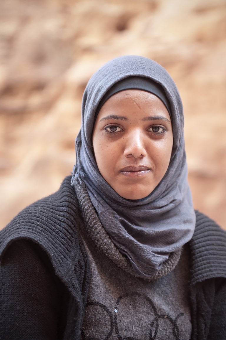 Porträt einer jordanischen Muslima