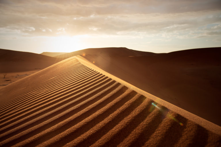Sonnenuntergang in der Namib Wüste | Fotograf Ulm, Reisereportage Namibia