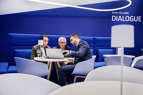 Uhlmann Pac-Systeme Messestand Fotografie